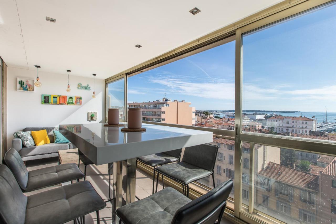 Lb Vacation Rentals I Admire Panoramic Ocean Views Through Walls Of Windows Cannes Exterior foto